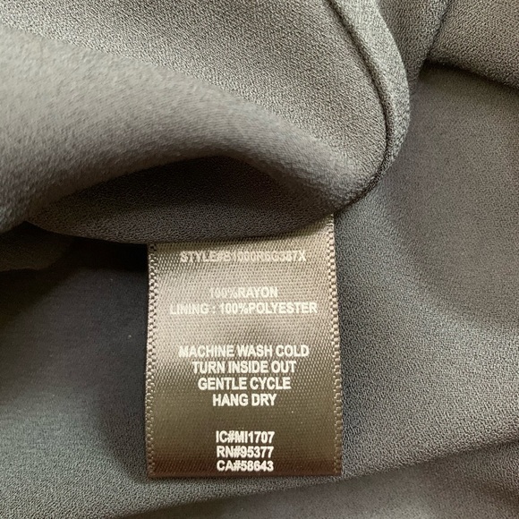 SANCTUARY Anthro Rosie Tie Blouse W Long Bell Style Sleeves Black Floral Size XS - Picture 13 of 13